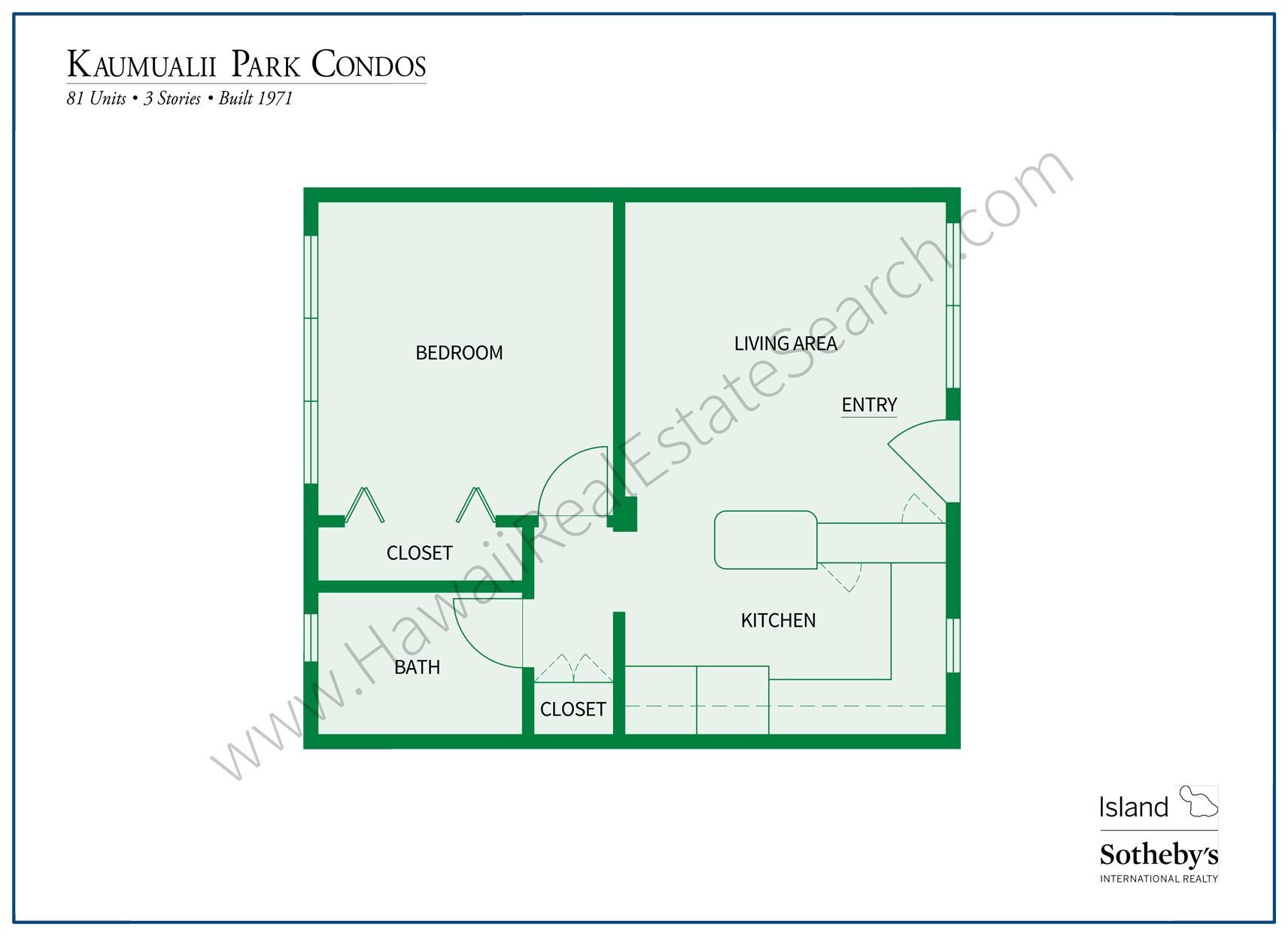 Kaumualii Park Floor Plan 2020